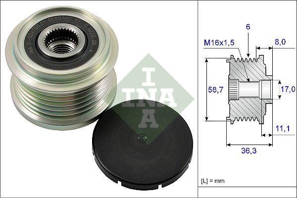 WILMINK GROUP Механизм свободного хода генератора WG1253734